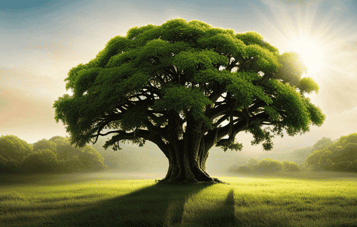An image featuring a majestic oak tree, symbolizing Pastor Jerry Eze's spiritual growth
