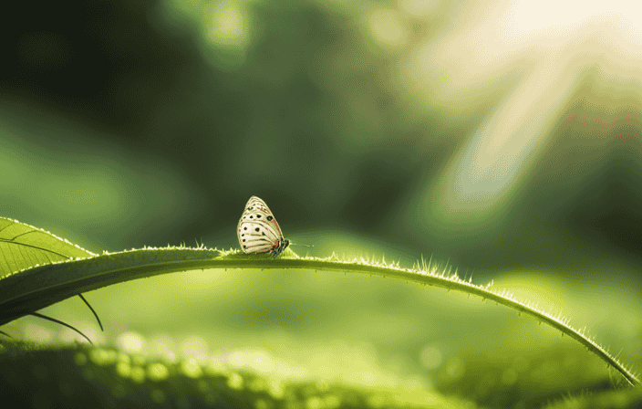 an image capturing the serene beauty of a sunlit forest, where a vibrant butterfly emerges from its cocoon, symbolizing the journey of discovering and nurturing one's spiritual gift
