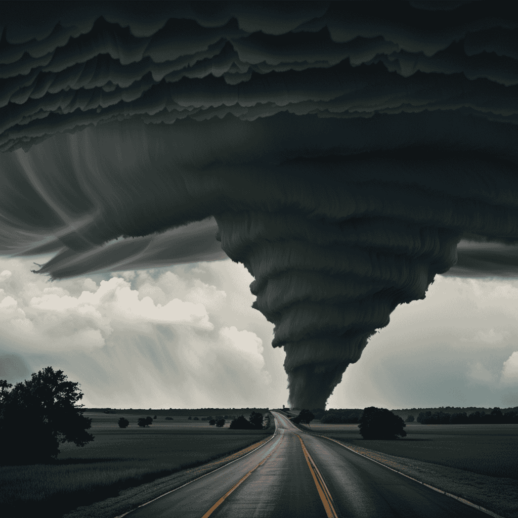 An image to convey the meaning of dreams about tornadoes