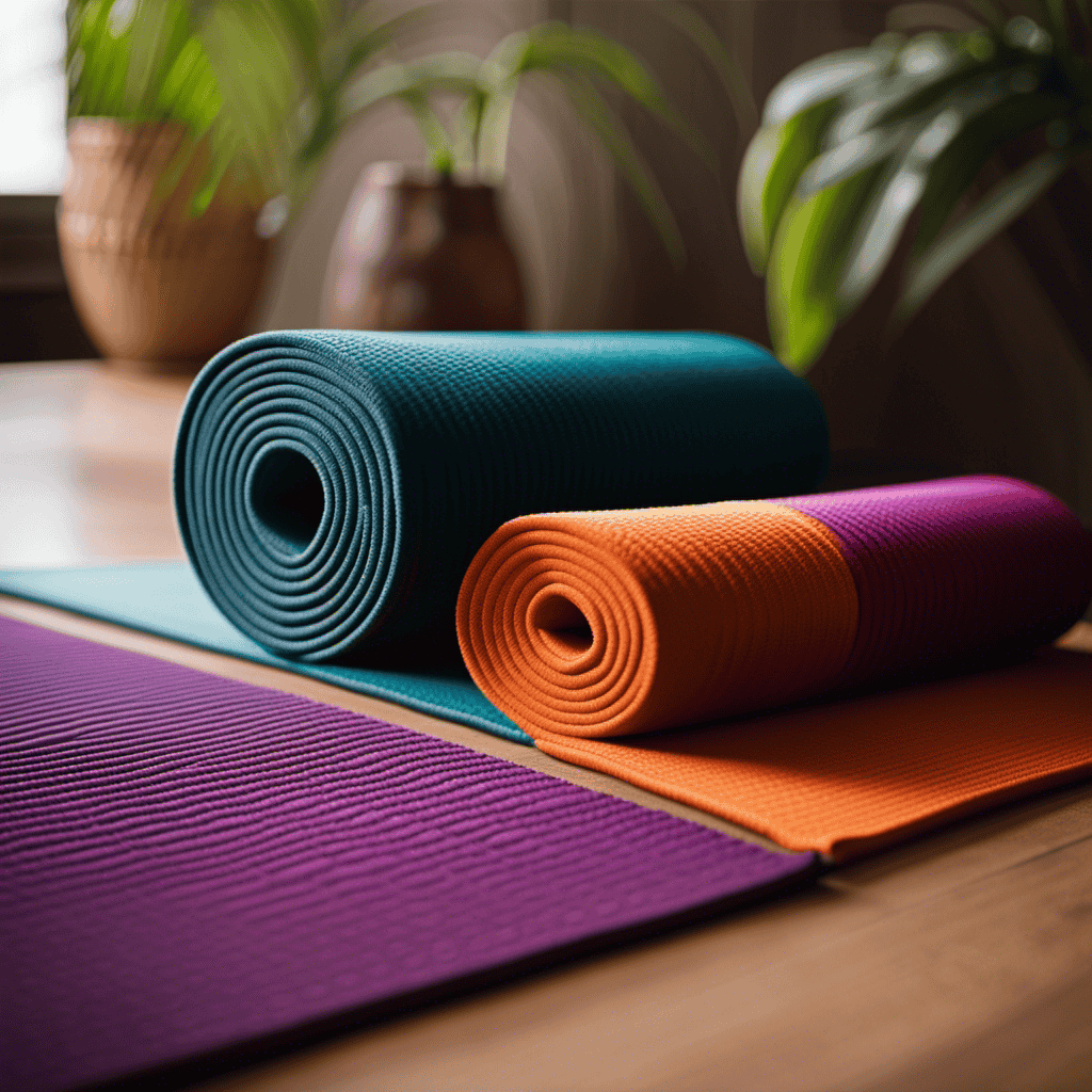 An image showcasing a variety of Gaiam yoga mats, each suited for different budgets