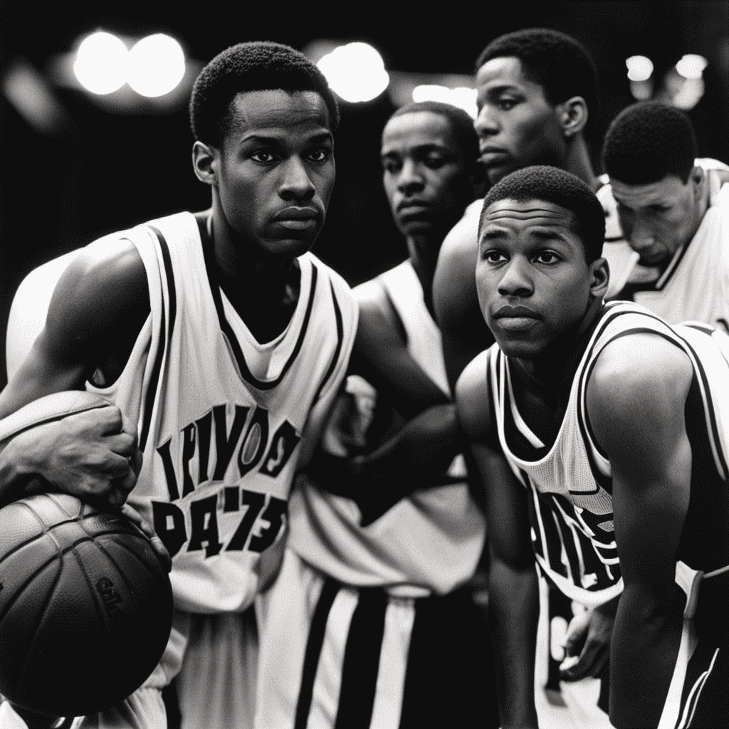 An image depicting the current lives of the basketball players featured in the documentary "Hoop Dreams"released in 1994