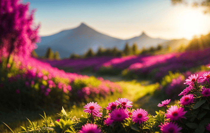 An image that portrays a serene, sunlit forest path with vibrant, blooming flowers leading towards a distant mountain peak, symbolizing the journey towards inner peace amidst the struggles of spiritual maladies