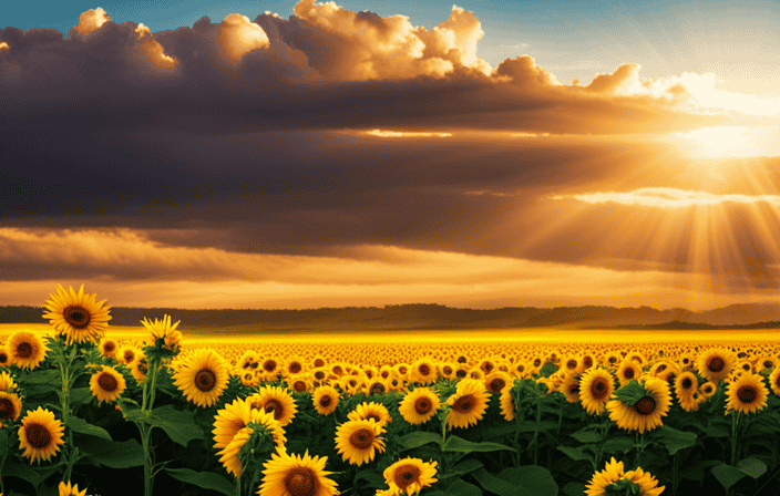 An image that showcases the profound symbolism and healing properties of sunflowers