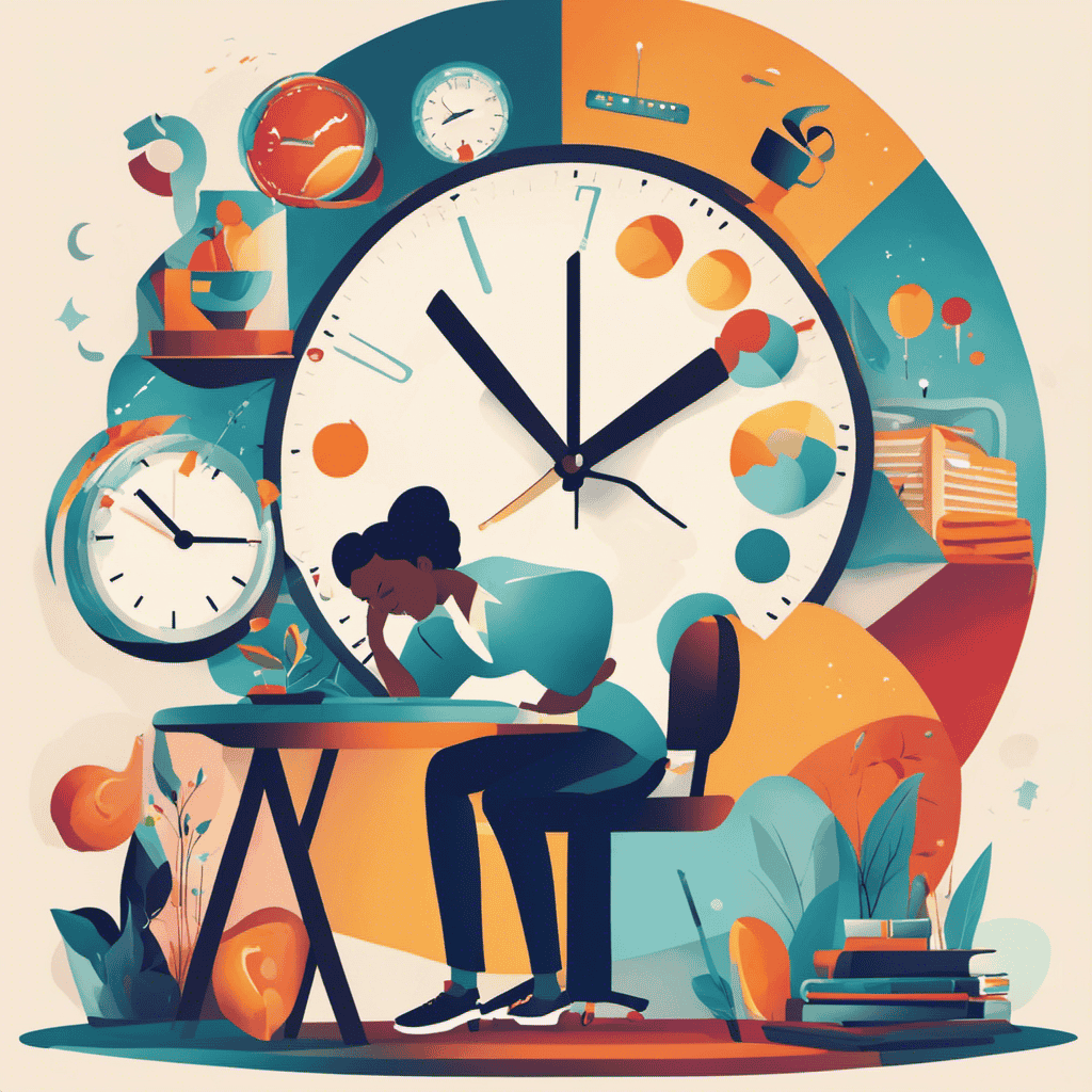 An image featuring a person effortlessly juggling work tasks and personal commitments, symbolizing long-term work-life balance