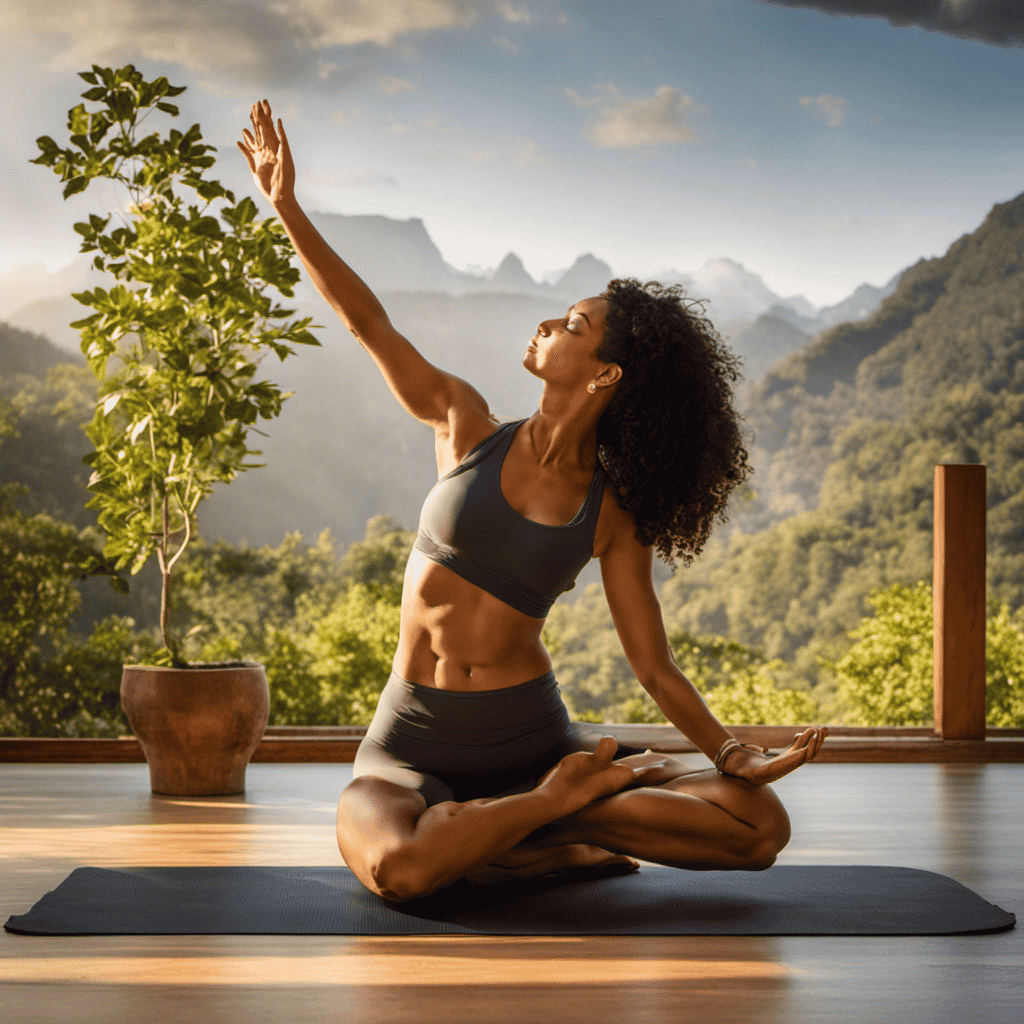 An image showcasing four yogis in distinct poses: a serene Hatha practitioner in a stable mountain pose, a graceful Vinyasa yogi flowing through a sequence, an intense Ashtanga practitioner in a challenging posture, and a radiant Kundalini yogi meditating with a raised energy