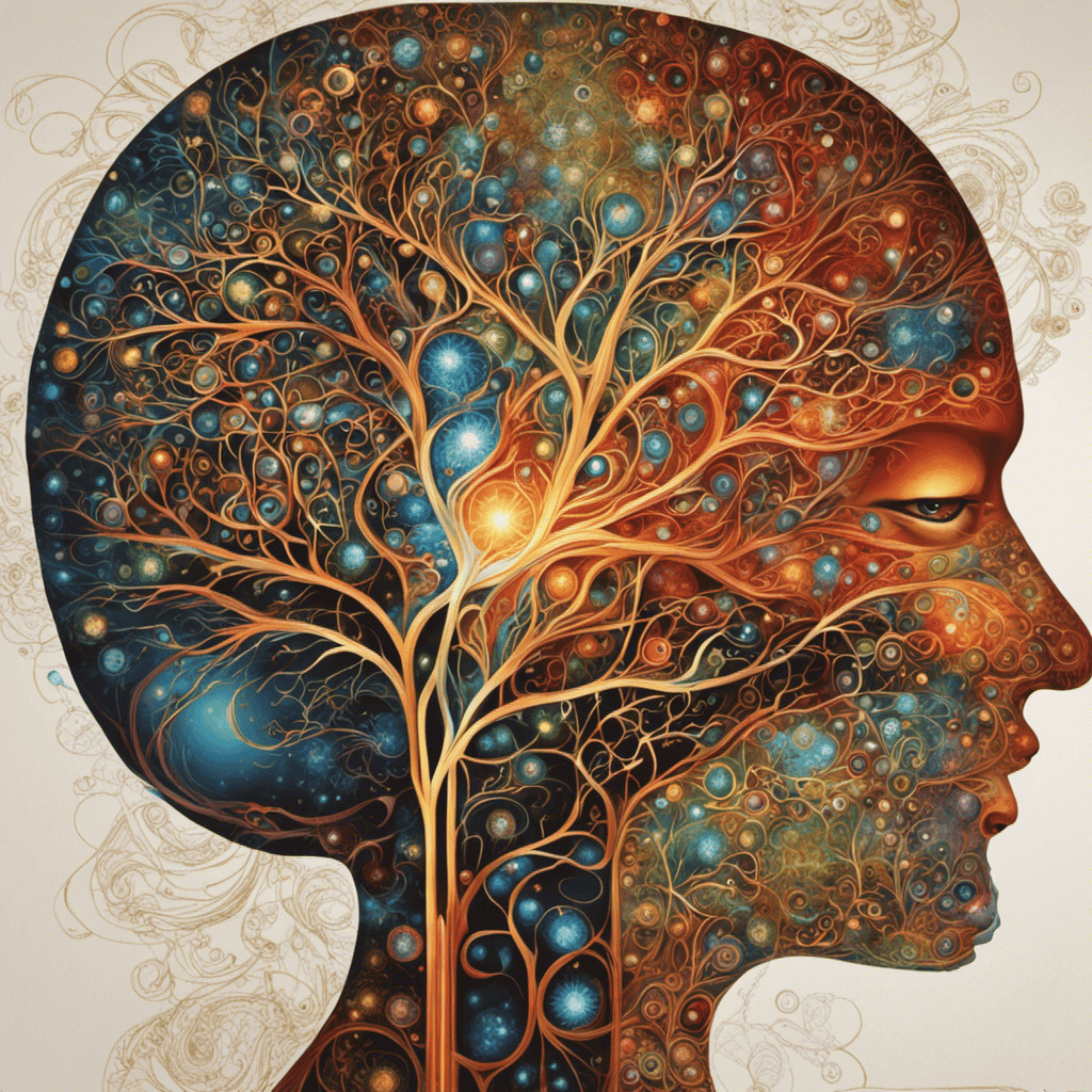 An image depicting the intricate workings of the human mind, intertwining neural pathways and vibrant synapses, illustrating the Cognitive Theory's explanation for why we dream
