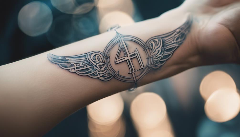 innovative angel number tattoos