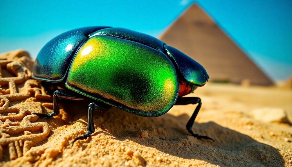 ancient egyptian scarab beetles