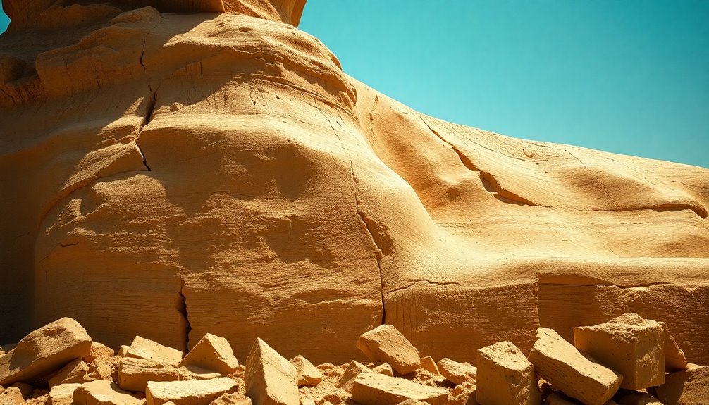 erosion observed in geology