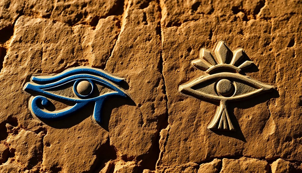 symbolic egyptian eye comparisons