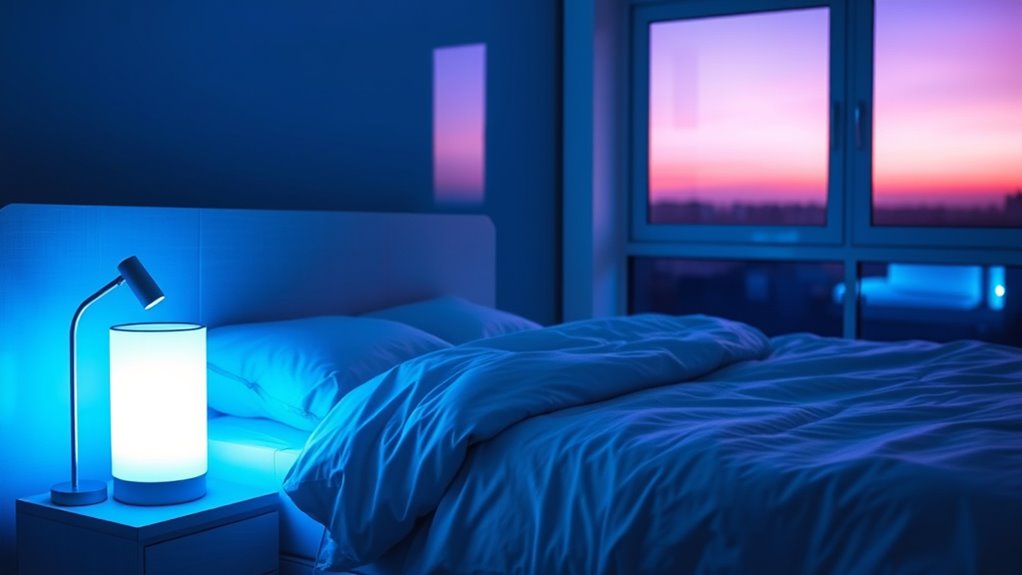 blue light adjusts sleep