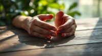 calmness through controlled breathing