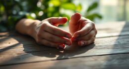 calmness through controlled breathing