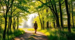 mindful walking guided route