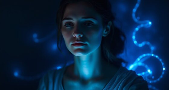 blue aura s healing light