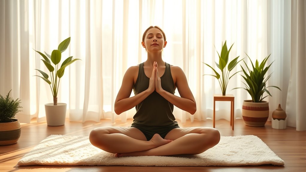 calm anxiety with breathing
