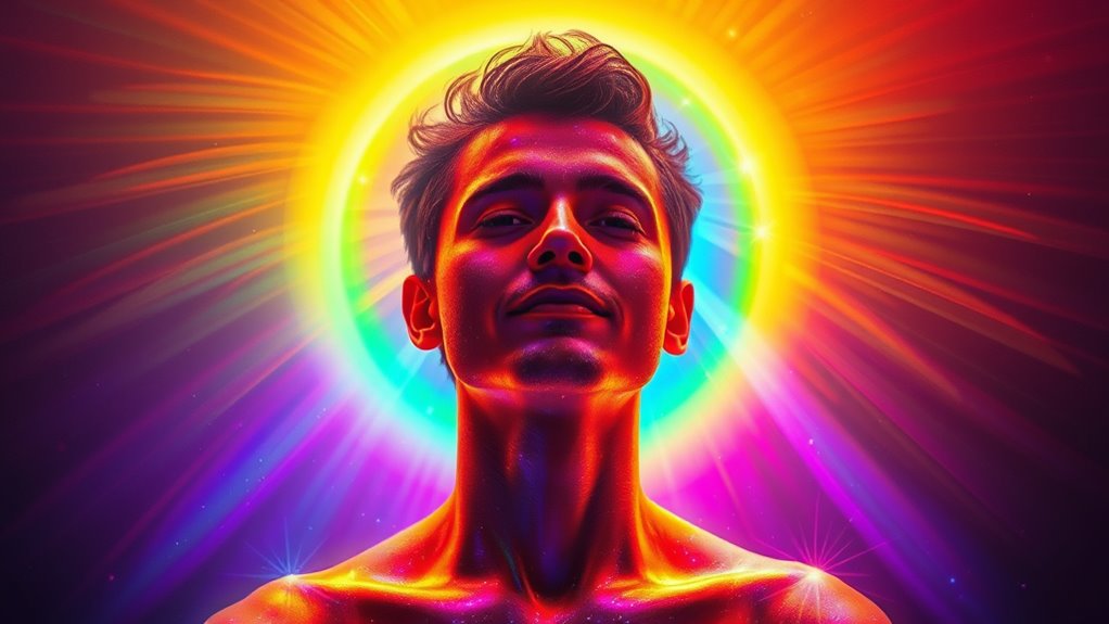 colorful balanced emotional energy