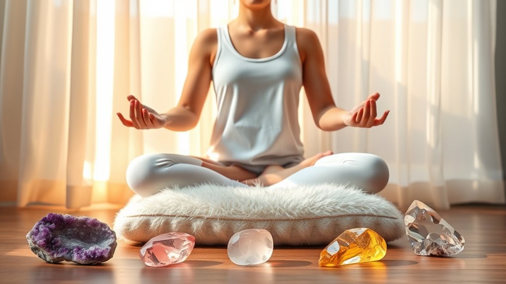 crystals enhance meditation energy