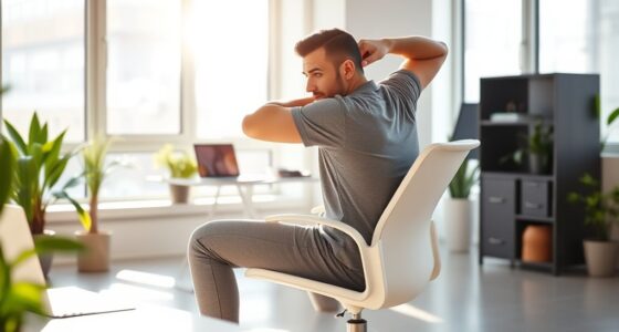 desk worker yoga exercises