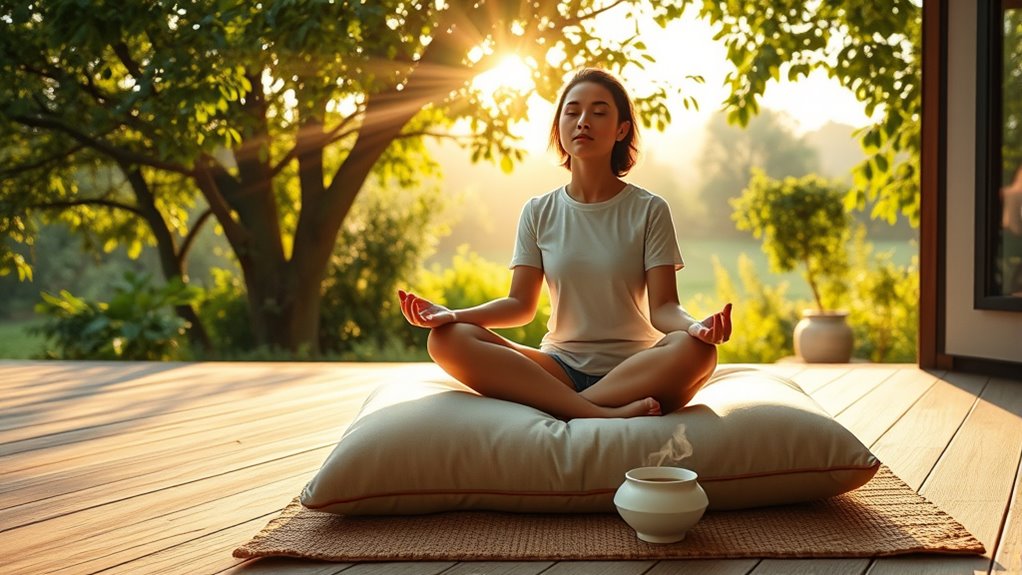 establish consistent meditation routine