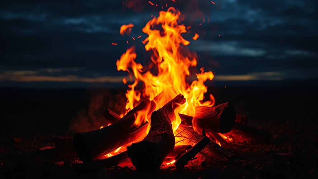 fire symbolizes emotional transformation