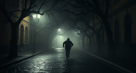 fleeing from unseen pursuers