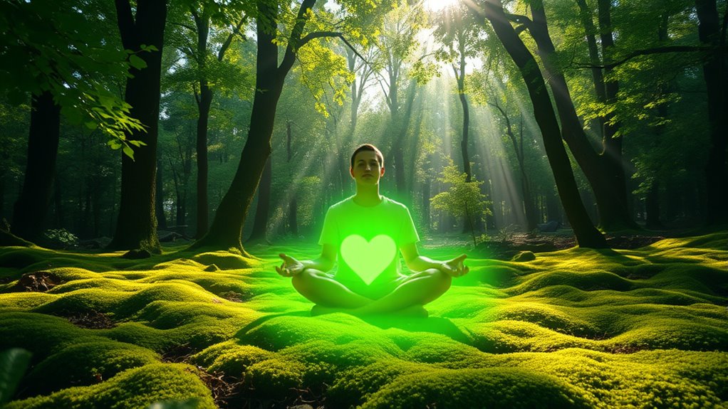 green aura signifies emotional harmony