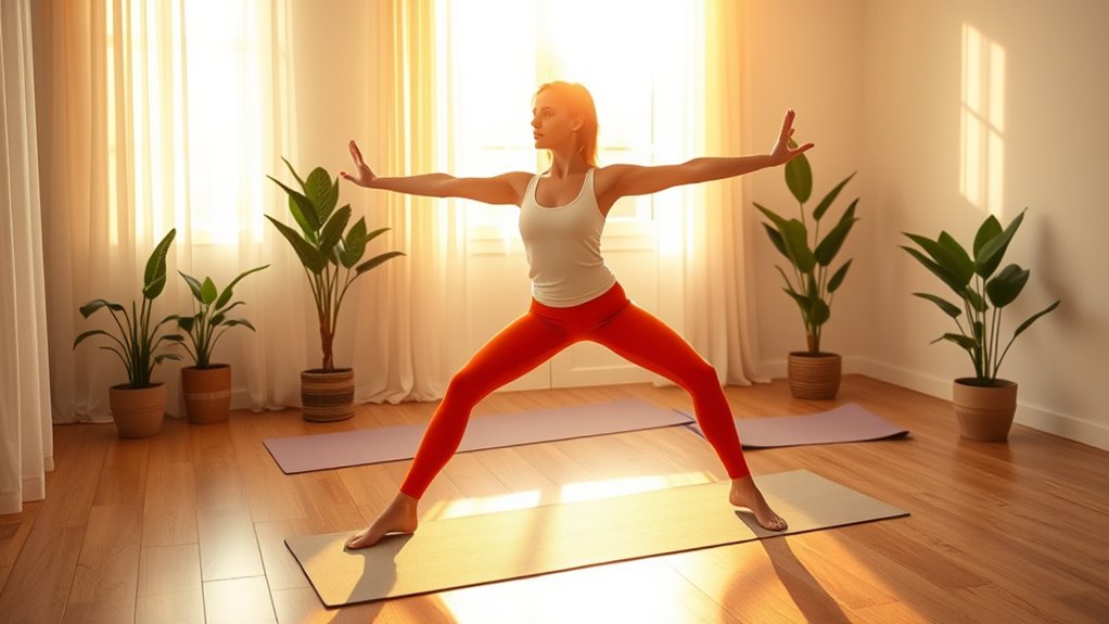 morning yoga energizes mind