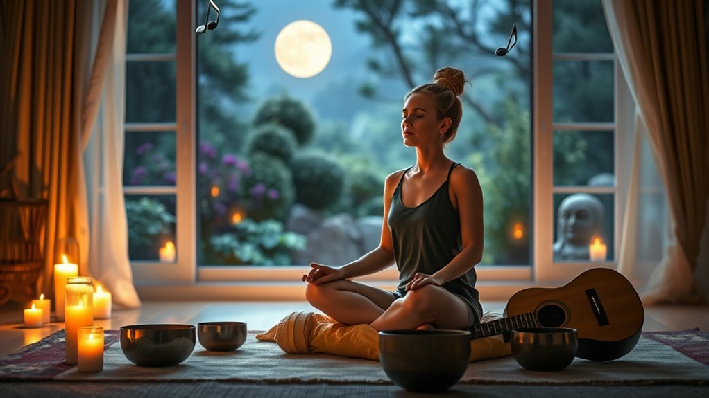 music enhances meditation experience