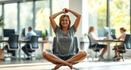 office chair yoga exercises