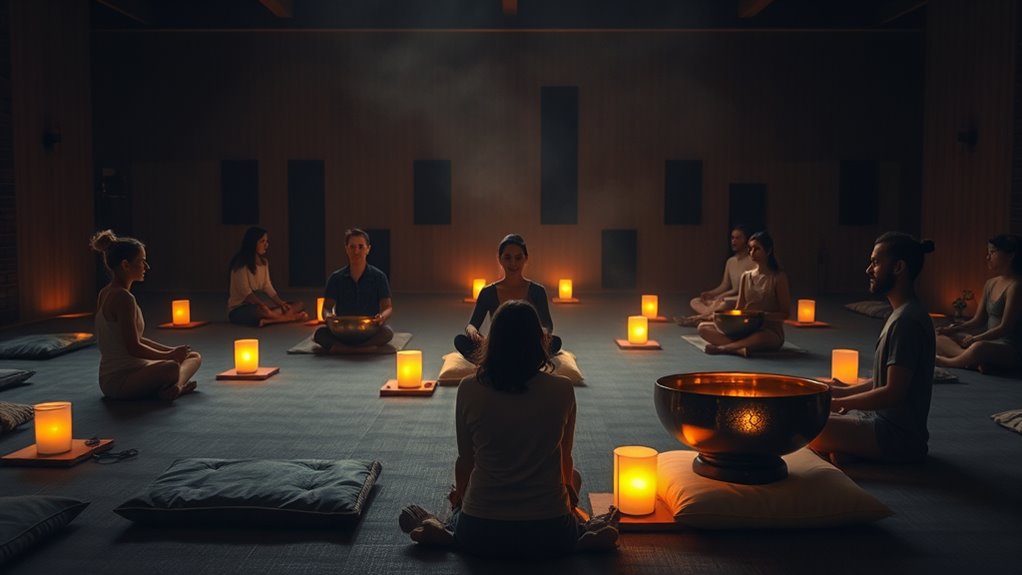 relaxing sound bath meditation