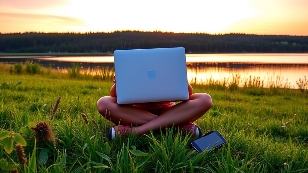 set mindful screen boundaries