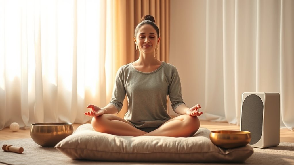 sound guided mindful breathing relaxation