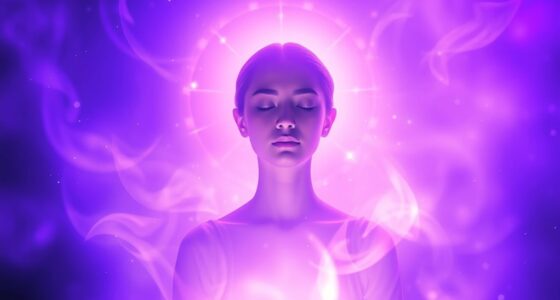 spiritual clarity through purple aura