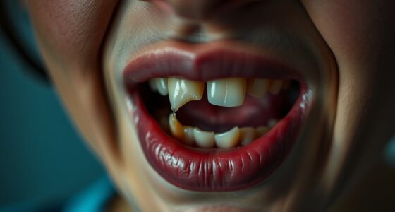 teeth falling stress link