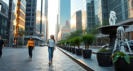 urban mindful walking