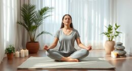 yoga techniques for calming