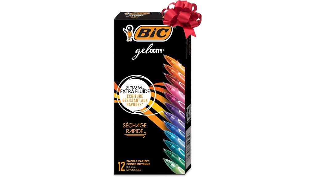 12 pack quick drying gel pens