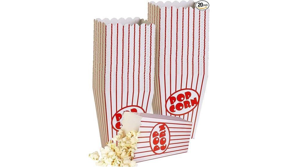 20 pack popcorn boxes