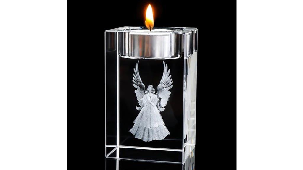 3d angel crystal holders