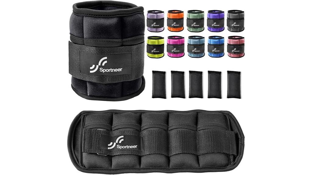 adjustable ankle weight pair