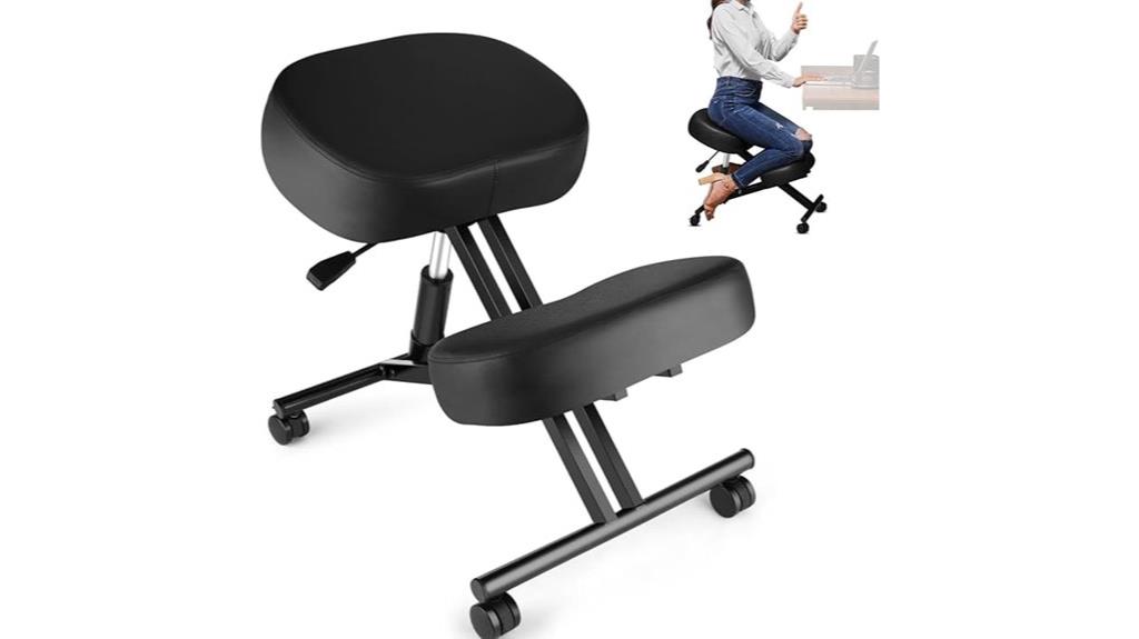 adjustable ergonomic kneeling chair