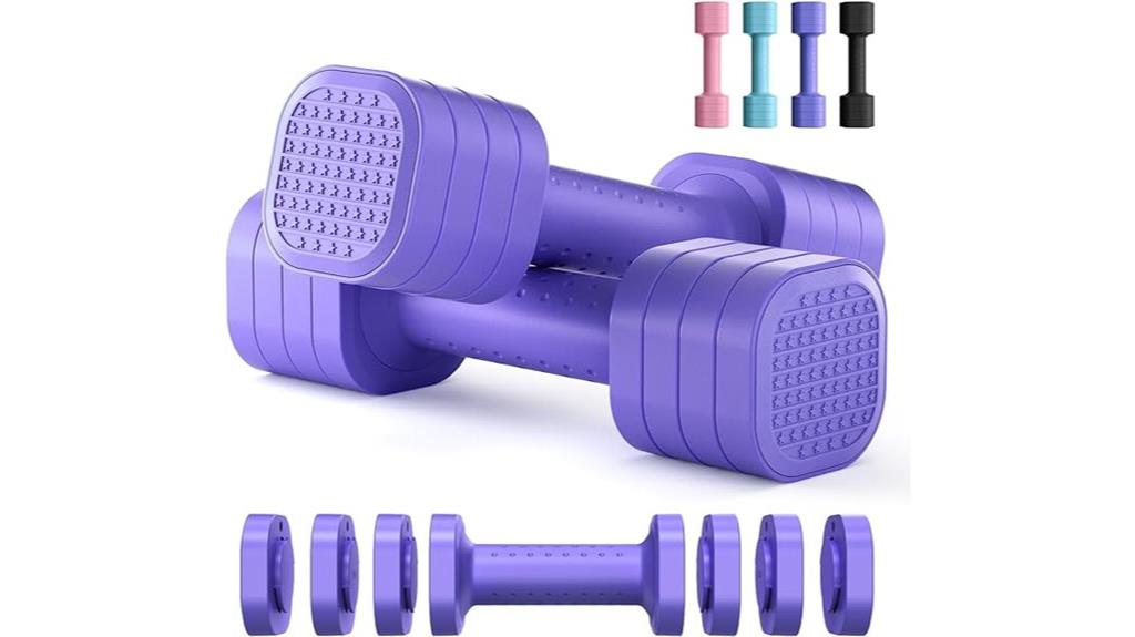 adjustable home dumbbell set