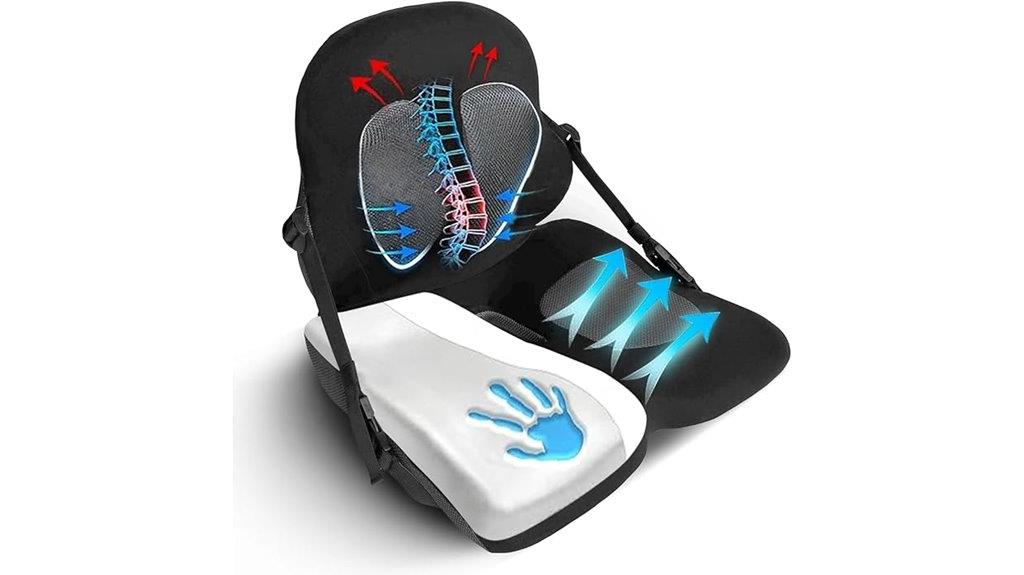 adjustable memory foam lumbar