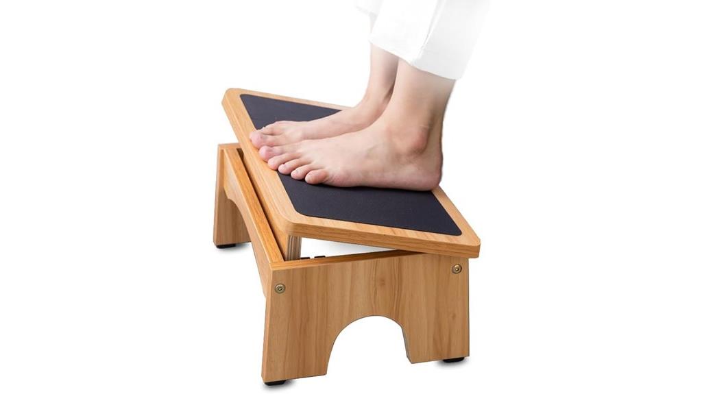 adjustable under desk footrest