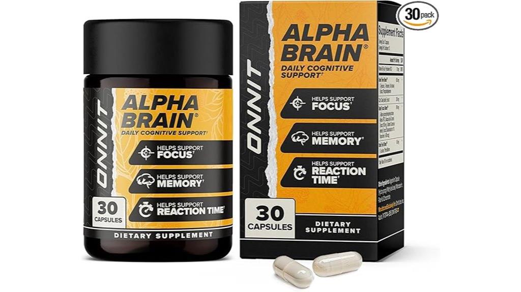 alpha brain supplement 30 count