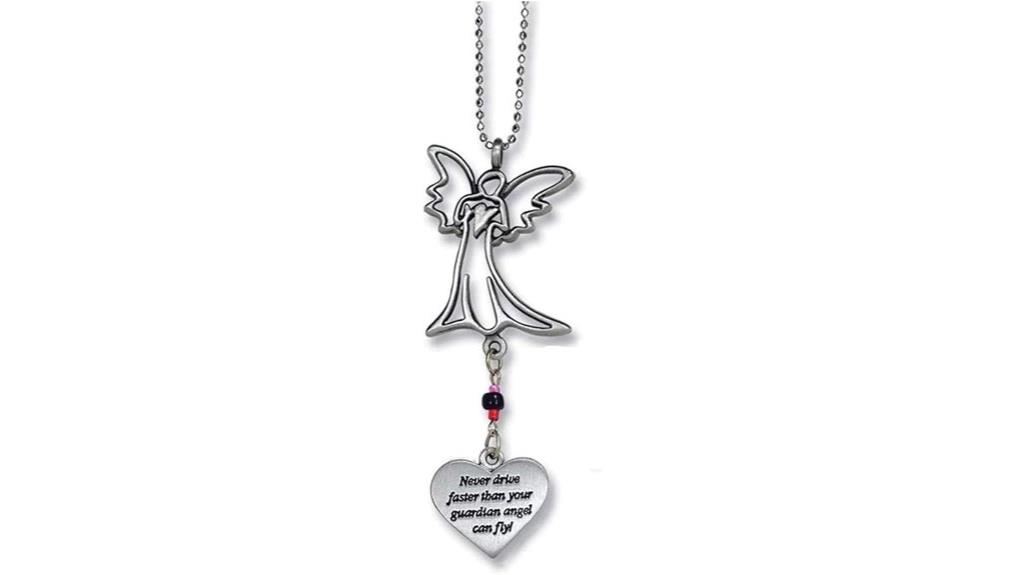 angel ball chain charm