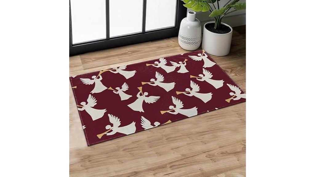 angel door mat non slip