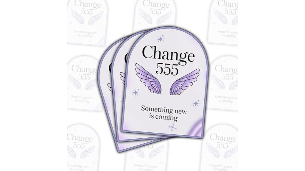 angel number 555 decal