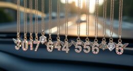 angel number car charms